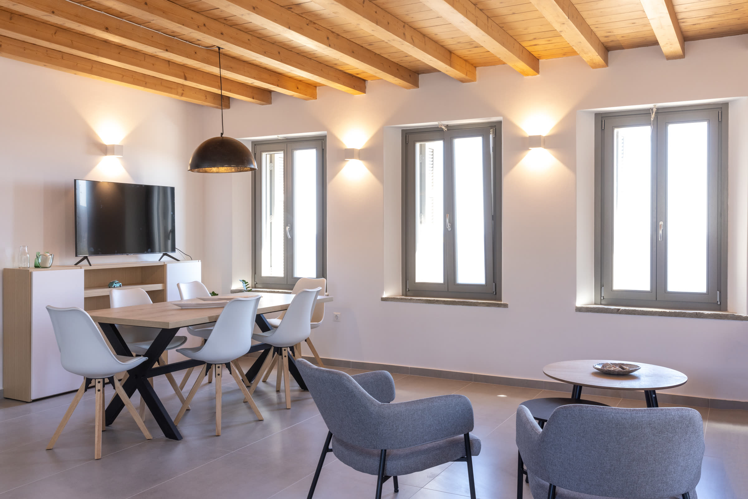 Living and dining room